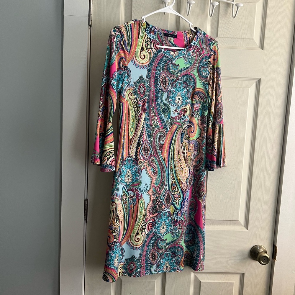 Tommy Hilfiger Multicolor Paisley Midi Dress